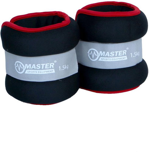 Kondiční zátěž na zápěstí a nohy Master 2 × 1,5 kg neopren - Weight - Main image