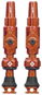 Muc-Off Big Bore Lite Tubeless Valves Orange Small – Inovatívne bezdušové ventily - Ventilček