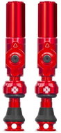 Big Bore Hybrid Tubeless Valves Red Small - Ventilek