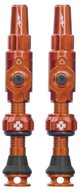 Big Bore Hybrid Tubeless Valves Orange Small - Bike Valve