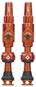 Big Bore Hybrid Tubeless Valves  Orange Small - Ventilček