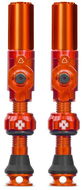 Big Bore Hybrid Tubeless Valves Orange Medium  - Ventilek
