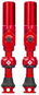 Big Bore Hybrid Tubeless Valves Red Medium - Ventilček