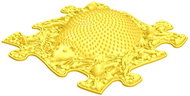 MUFFIK Acupressure pad hard, yellow, Hedgehog - Acupressure Mat
