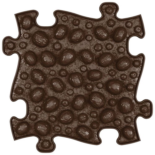 MUFFIK Acupressure pad hard, brown, nuts - Acupressure Mat - Main image
