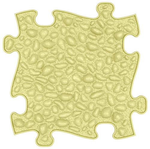 MUFFIK Acupressure pad hard, pastel yellow, Pebbles - Acupressure Mat - Main image