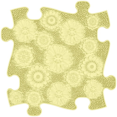 MUFFIK Acupressure pad soft, pastel yellow, Meadow - Acupressure Mat - Main image