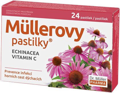 Muller's lozenges with echinacea 24 pcs - Medical Device - Main image
