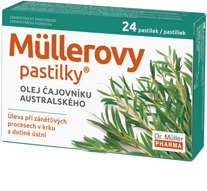 Muller's lozenges with Australian tea tree oil 24 pcs - Medical Device - Main image