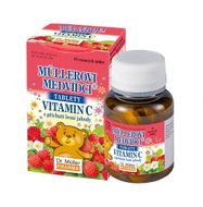 Dr. Müller Müller bears with vitamin C wild strawberry 45 tablets - Dietary Supplement