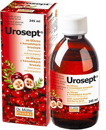 Dr. Müller Urosept Forte without sugar 245ml - Dietary Supplement - Main image