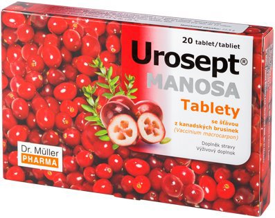Dr. Müller Urosept MANOSA 20 tablets - Dietary Supplement - Main image