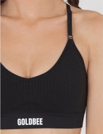 GoldBee BeSport, Black, size XS - Bra