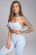 Gym Glamor Seamless Dream Blue L - Bra