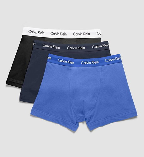 Calvin Klein 3Pack Black, Dark Blue and Blue, size S - Boxer Briefs - Main image