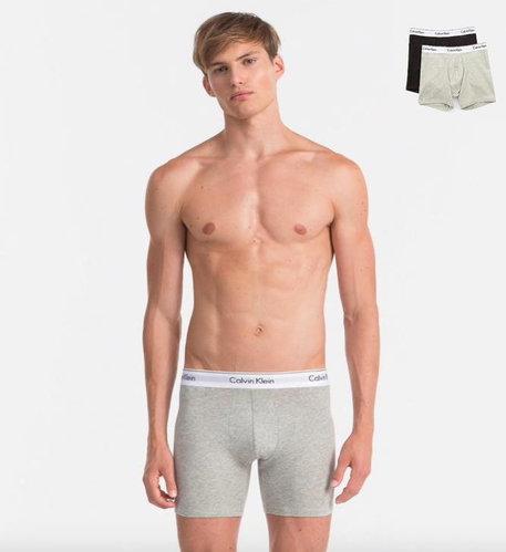 Calvin Klein 2Pack, Black & Grey, size S - Boxer Briefs - Main image
