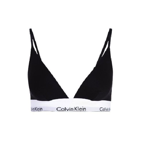 Calvin Klein Unlined Triangle Black M - Bra - Main image