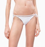 Calvin Klein Swimsuit Intense Power White Bottom S - Women's Swimwear