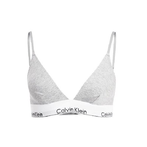 Calvin Klein Unlined Triangle Gray L - Bra - Main image