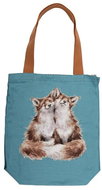 Wrendale Designs Solid Canvas Bag Foxes - Shopping Bag
