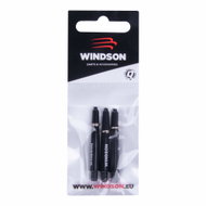 WINDSON Shaft nylon Short, 36mm, black, 9 pcs - Dart Shafts