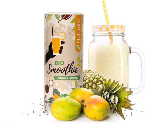 Natural Organic  Pineapple + Mango, 180g - Smoothie - Main image