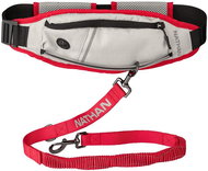 Nathan K9 Series Runner's Waistpack with Leash for Canicross, Grey - Bum Bag