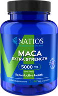 NATIOS Maca Extract, 5000 mg, Extra Strength, 90 veganských kapslí - Maca