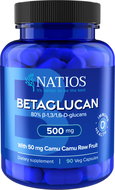 NATIOS Betaglucan with Camu Camu, 500 mg, 90 vegan capsules - Beta-glucan