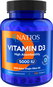 Vitamin D3 NATIOS Vitamin D3, Highly Absorbable, 5000 IU, 250 softgel capsules (with olive oil) - Vitamín D3