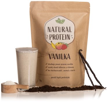 NaturalProtein, Feed Me Now, 350g, Vanilla - Protein - Main image