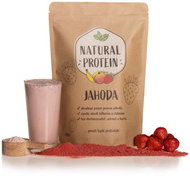 NaturalProtein, Feed Me Now, 700g, Strawberry - Protein