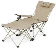 Naturehike recliner with footrest/chair - beige - Camping Armchair
