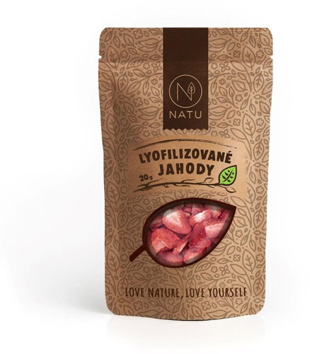 NATU Lyophilised strawberry slices 45 g - Freeze-Dried Fruit - Main image