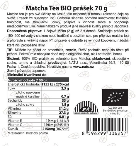 Matcha - bio - 70g