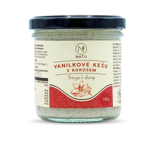 NATU Vanilla cashews with coconut 140 g - Nut Cream - Main image