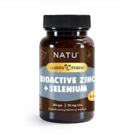 NATU Garden Fusion Bioaktivní zinek 15 mg, selen, extrakt ze zeleného čaje 90 kapslí - Zinc