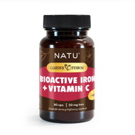 NATU Garden Fusion Bioaktivní železo 20 mg s vitaminem C a piperinem 90 kapslí - Dietary Supplement