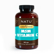 NATU Garden Fusion MSM 1500 mg s vitaminem C 180 kapslí - Dietary Supplement