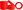 Silicone covers for double trunk wheels - 8 pieces red II