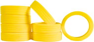 Bertoo Protective silicone covers for double trunk wheels - 8 pieces yellow - Case