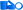 Silicone covers for double trunk wheels - 8 pieces blue