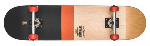 Globe Half Dip 2 Complete -7.75 Natural/Rust - Skateboard - Main image