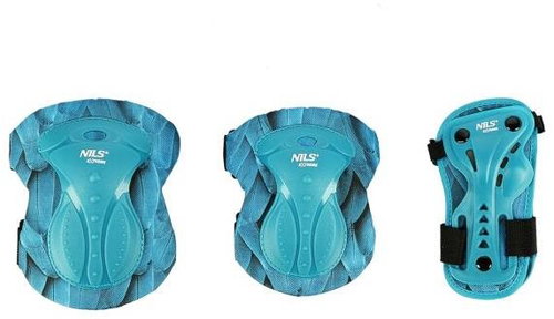 Nils Extreme H727 turquoise pads set size. S - Protector Set - Main image