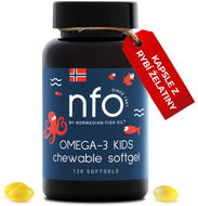NFO OMEGA - 3 KIDS, 120 kapslí z rybí želatiny - Omega 3