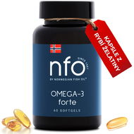 NFO OMEGA - 3 FORTE, 60 kapslí z rybí želatiny - Omega 3
