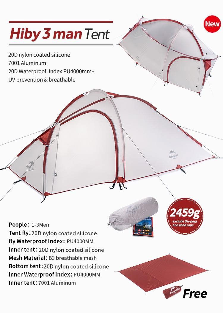 Naturehike Ultralight Hiby3 20D - Tent | Alza.cz