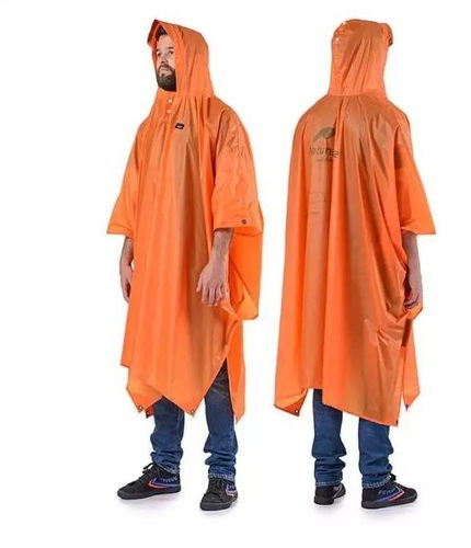 Naturehike 3v1 poncho 20D oranžové - Pončo - Hlavní obrázek
