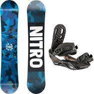 Nitro Ripper Youth size 137 cm + Nitro Charger Micro Black bindings size XS - Snowboard Set