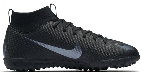 Nike MercurialX Superfly VI, Black TF, size 35.5 EU/222mm - Football Boots - Main image